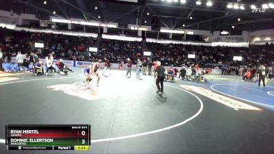 126 lbs Cons. Round 4 - Dominic Ellertson, Anacortes vs Ryan Mertel, Juanita