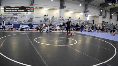 42 lbs 5th Place Match - Beckham Van Buskirk, Vici Wrestling Club vs Ilana Lightfoot, El Paso Texas Wrestling Club (EPTWC)