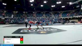 182 lbs Champ. Round 1 - Jake Broy, Evanston vs Andrew Redman, Harlem