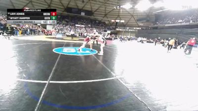 Boys 3A 157 lbs Champ. Round 2 - Wyatt Harper, Central Kitsap vs Levi Jones, Mercer Island