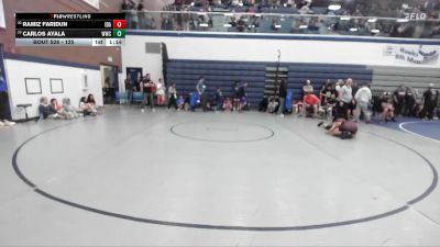 125 lbs Cons. Round 1 - Ramiz Faridun, Idaho vs Carlos Ayala, Warhawk Wrestling Club
