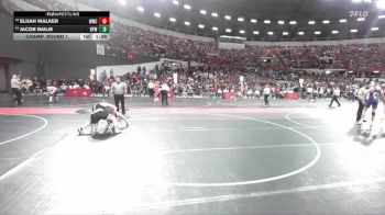 190 lbs Champ. Round 1 - Elijah Walker, Westby Wrestling Club vs Jacob Bailie, Boscobel Youth Wrestling