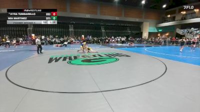135 lbs Champ. Round 2 - Kyra Tumbarello, Gregori vs Mia Martinez, South Tahoe