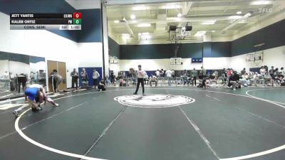 115 lbs Cons. Semi - Kaleb Ortiz, Pounders WC vs Jett Yantis, Lion Of Judah Wrestling Academ