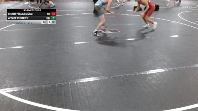138 lbs Champ. Round 1 - Wyatt Vickery, Roundtree Wreslting Academy vs Brady Velasquez, River Bluff Gators