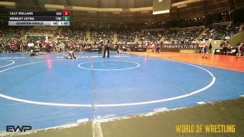 78 lbs Quarterfinal - Lilly Rollans, GOLDRUSH Academy vs Brinley Leyba, Team Tulsa Wrestling Club