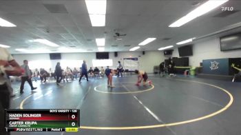 126 lbs Champ. Round 1 - Carter Krupa, Crespi Carmelite vs Haden Solinger, Durham