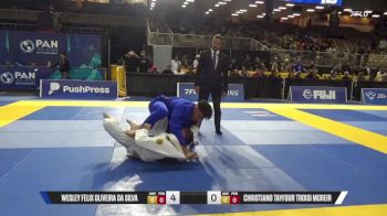 Christiano Tayfour Troisi Moreir vs Wesley Felix Oliveira Da Silva 2025 Pan Jiu Jitsu IBJJF Championship