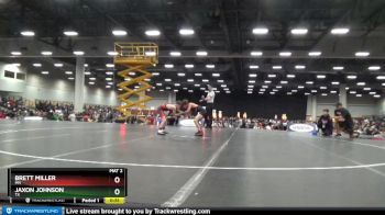 77 lbs Cons. Round 1 - Brett Miller, MN vs Jaxon Johnson, TX