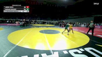 6A/5A Girls 170 1st Place Match - Natalie Wilhoit, Tigard Girls vs Abbie Hock, North Eugene Girls