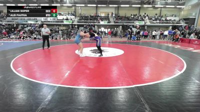 235 lbs 3rd Place - Lillian Soper, Bucksport vs Alei Fautua, North Providence