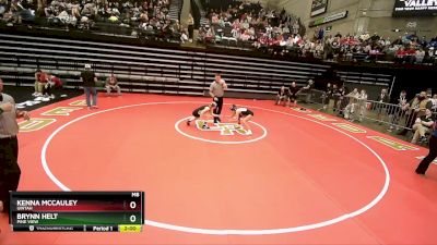 4A 100 lbs Quarterfinal - Kenna Mccauley, Uintah vs Brynn Helt, Pine View