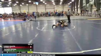 140 lbs Round 2 (6 Team) - Tucker Roybal, Sanderson W.A. vs Lukas Zalota, PA Silver