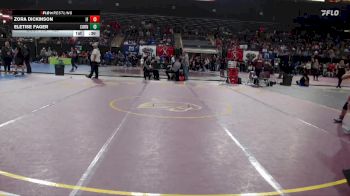 125 lbs Cons. Round 2 - Eletise Fager, Corner Canyon vs Zora Dickinson, Idaho Falls