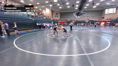 126 lbs Round 5 - Sebastian Poncet, Austin Vandegrift vs Ethan Lopez, McKinney Boyd