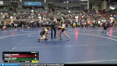 102-111 lbs Round 2 - Hadley Bryant, Harrisburg vs Goldie Davis, Southeast Valley