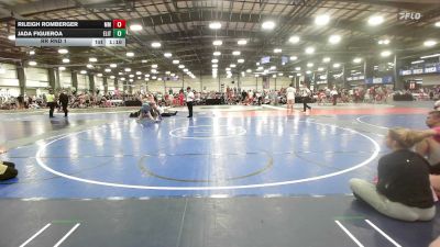 120 lbs Rr Rnd 1 - Rileigh Romberger, Maryland Mana - HSG vs Jada Figueroa, Elite Teal - HSG