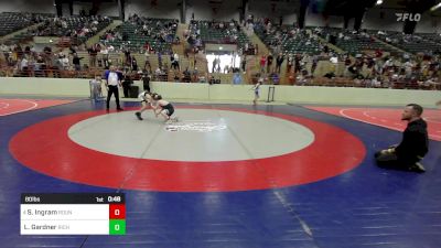 80 lbs Consi Of 4 - Sam Ingram, Roundtree Wrestling Academy vs Landon Gardner, Richmond Hill Wrestling Club