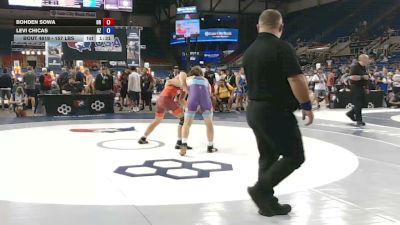 157 lbs Cons. Rd Of 32 - Bohden Sowa, Oregon vs Levi Chicas, Arizona