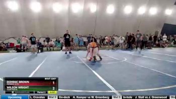 116 lbs Cons. Round 2 - Wilson Wright, Team Poeta vs Dominic Brown, Midwest R.T.C.