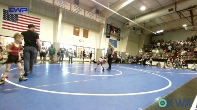 40 lbs Rr Rnd 4 - Waylon Pearson, Barnsdall Youth Wrestling vs Wyatt Johnson, Skiatook Youth Wrestling