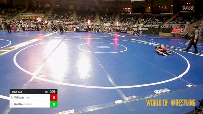 57 lbs Consi Of 8 #1 - Avy'ianna Wilson, Team Of Hard Knox vs Leah Hatfield, Big Game WC