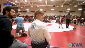 52 lbs Round Of 16 - Greyson Walling, Springdale Youth Wrestling vs Adam Reed, Henryetta Knights Wrestling Club