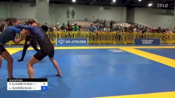 PAIGE ELIZABETH MAZ vs LARA OLIVEIRA SILVA 2023 American National IBJJF Jiu-Jitsu Championship