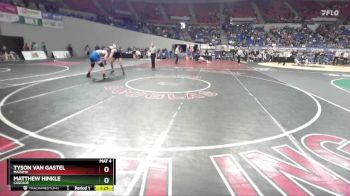 4A-190 lbs Semifinal - Matthew Hinkle, Cascade vs Tyson Van Gastel, Mazama