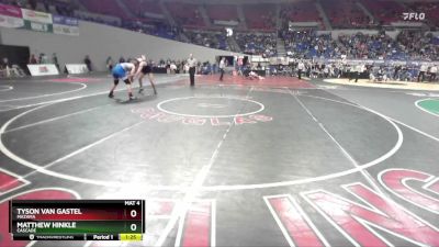 4A-190 lbs Semifinal - Matthew Hinkle, Cascade vs Tyson Van Gastel, Mazama