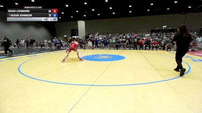 132 lbs Cons. Round 4 - Noah Lohmann, OK vs Jaxon Johnson, TX