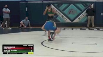 132 lbs Champ. Round 1 - Connor Lane, Green Valley vs Justice Saribay, Palo Verde