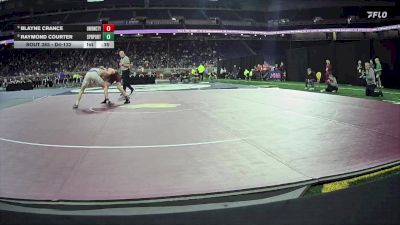 D4-132 lbs 7th Place Match - Blayne Crance, Union City vs Raymond Courter, Springport
