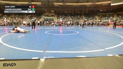 108 lbs Quarterfinal - Noah Losey, Bishop McCort vs Ausome Guillermo, MANTANONA-TC