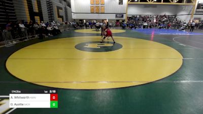 174C lbs Rr Rnd 2 - Alex Whitworth, Harvard vs Owen Ayotte, Sacred Heart