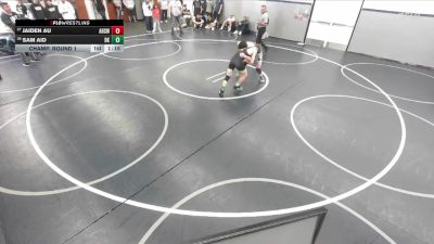 132 lbs Champ. Round 1 - Jaiden Au, Anaheim High School Wrestling vs Sam Aid, Big Kat