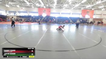 133 lbs Cons. Round 4 - Justin Baker, RIT vs Danny Poggi, Oneonta State