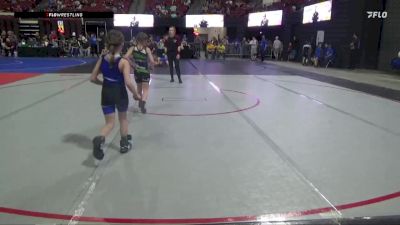 57 lbs Cons. Round 3 - Gemma Wright, Malta Mustang Wrestling Club vs Halle Goddard, Stillwater Gladiators