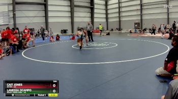 144 lbs Semis & 1st Wrestleback (8 Team) - CAIT JONES, ISI WC vs Lanessa Ocampo, Beast Mode Pink