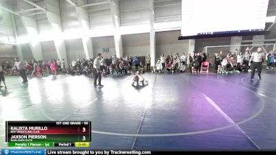 55 lbs Cons. Round 2 - Kalixta Murillo, Roy Wrestling Club vs Jaxson Pierson, Badlands Elite