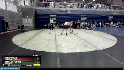 145/165 Round 3 - Bentley Foster, Kuna Klub vs Kyra Wyant, Emmett Wrestling Club