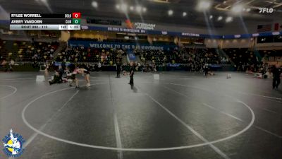 110 lbs Cons. Round 4 - Rylee Worrell, Solon vs Avery Vandorn, Clinton