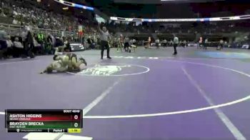 Champ. Round 1 - Brayden Brecka, East Butler vs Ashton Higgins, Neligh-Oakdale