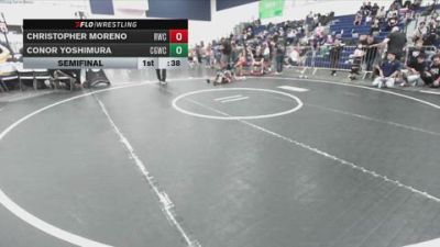 53 lbs Semifinal - Christopher Moreno, Reign Wrestling Club vs Conor Yoshimura, Cal Grapplers Wrestling Club