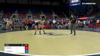 94 lbs Cons 16 #2 - Dj Gillett, Oregon vs Jordon Oehme, South Dakota