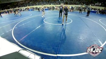 132 lbs Consi Of 8 #1 - Drezdyn Ballard, Randall Youth Wrestling Club vs Austin Freisberg, Caney Valley Wrestling