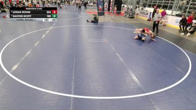 Junior Boys - 126 lbs Cons. Round 7 - Logan Schad, Team Nazar Training Center vs Saxton Scott, Team Idaho Wrestling Club