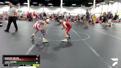 64 lbs Round 6 (8 Team) - Hunter Meyer, U2 Upstate Uprising White vs Liam Hannis, Mat Rats