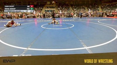 46 lbs 5th Place - Cash Scott, Cowboy Wrestling Club vs Ridge Jessop, Pursuit