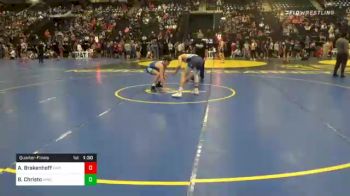 126 lbs Quarterfinal - Austin Brakenhoff, Papillion South High School vs Blaine Christo, MWC Wrestling Academy